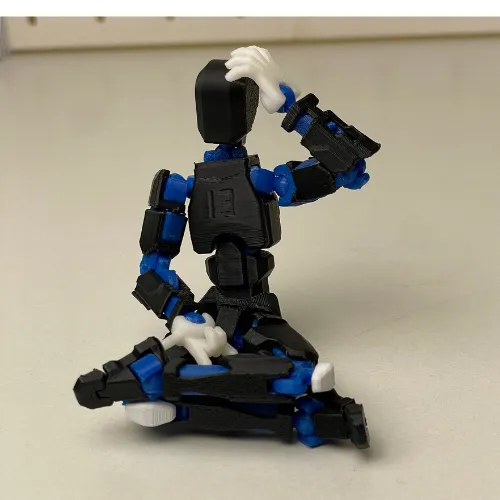 thumbnail image 2 of Dummy 13 Action Figure – 3D Printed Poseable Robot – Fully Articulated Collectible 2 of 3
