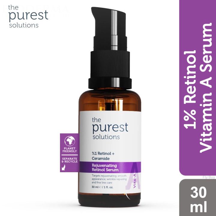 The Purest Solutions Vita-A Rejuvenating Retinol Serum 1% Retinol + Ceramide - 30ml
