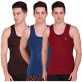 Amul Comfy Sleeveless Multicolor Vest For Men (Pack of 2) (Color May Vary). 