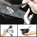 4Pcs/Set Black Hair Dyeing Accessories Kit Hair Coloring Dye Comb Stirring Brush Plastic Color Mixing Bowl DIY Hair Styling Tool. 