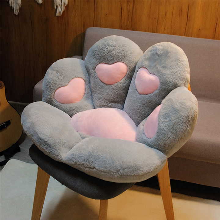 Cats%20Paws%20Cushion%20Kawaii%20Chair%20Cushions%2027.5%20X%2023.6Inch%20Kawaii%20Stuff%20Seat%20Pad%20Comfy%20Lazy%20Sofa%20Office%20Floor%20Pillow,%20Black%20-%20Image%204