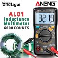 Difutagui Luxury Sutuiying ANENG AL01 Inductance Digital Multimeter 6000 Count True-RMS AC/DC Sales promotion Voltage Meter Current Tester Professional Electrician Tools. 