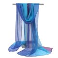 Summer Sun Protection Scarf Gradient Solid Color Literature Pashmina Soft Long Beach Scarves Women. 