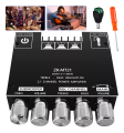 Bluetooth Audio Amplifier Board, ZK-TB21 2.1CH 50W x 2 +100W Subwoofer Power Amp with Treble and Bass Control, Bluetooth5.0 and AUX Inputs, Stereo Digital AMP for DIY Home Speakers. 