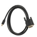 Mini Displayport Display Port Vga Cable Mini Dp To Vga Cable Adapter 1.8m Male To Male For Macbook Air Pro Pc. 