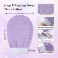 Exfoliating Body Scrubber Mitts / Bath Gloves / Scrub Gloves. 