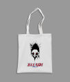 Bleach Anime Printed Tote Bag for Men and Women - White Aesthetic Shoulder Bag. 