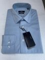 Livingtex Formal Shirt for Men _ Boss Branded Long Sleeve _ 100% Cotton (Ash). 