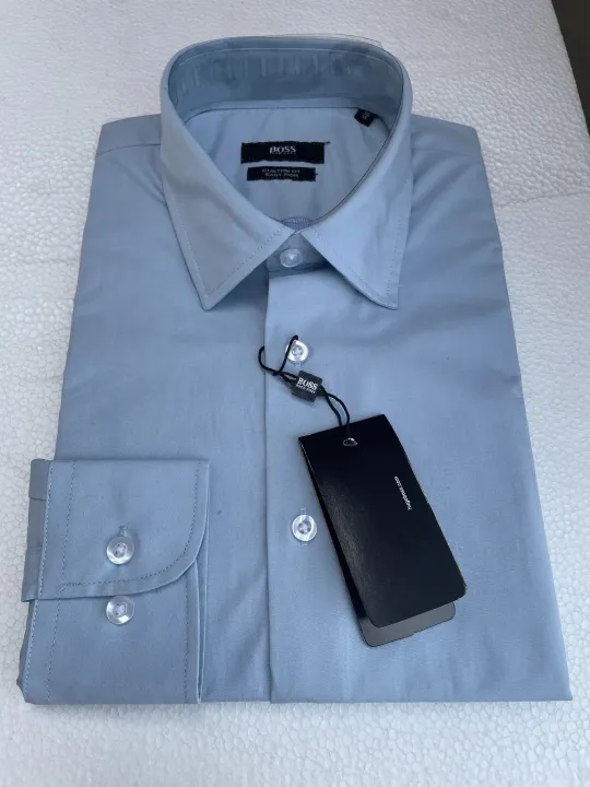 Livingtex%20Formal%20Shirt%20for%20Men%20_%20Boss%20Branded%20Long%20Sleeve%20_%20100%25%20Cotton%20(Ash)%20-%20Image%206