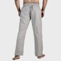 Mens Cotton Linen Drawstring Pants Elastic Waist Casual Jogger. 