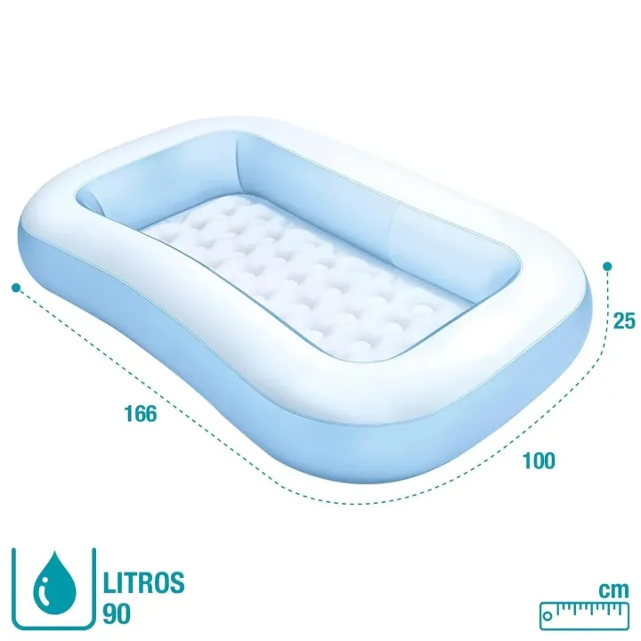 Intex%2056483%20Rectangular%20Inflatable%20Baby%20Pool%20(1.66m%20x%201m)%20-%20Soft%20Padded%20Floor%20for%20Toddler%20Safety%205.5ft%20Rectangular%20Splash%20Pool%20with%20Cushioned%20Base%20-%20Perfect%20for%20Balcony%20&%20Garden%20-%20Image%205