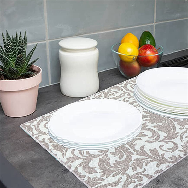 NAMUNY%204%20Pack%20Dish%20Drying%20Mat%20Absorbent%20Drying%20Mat%20Machine%20Washable%20Dish%20Drying%20Mats%20for%20Kitchen%20Counter%20Large%20(Grey%20Vine)%20-%20Image%207