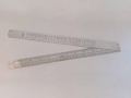 2 Pcs Steel Ruler 12 Inch /30 Cm Long Iron Ruler Stainless Steel Ruler Scale With Conversion Table In 2 Mm. 