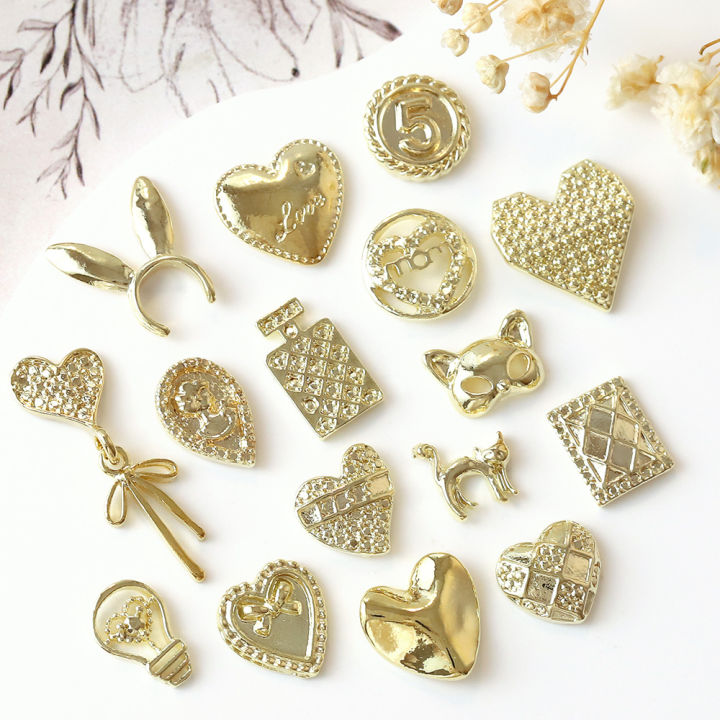 50Pcs%20Baroque%20Heart%20Nail%20Alloy%20Jewelry%203D%20Retro%20Punk%20Silver%20Perfume%20Bottle%20Mask%20Lamp%20Bulb%20Nail%20Art%20Charms%20DIY%20Manicure%20Decor%20-%20Image%205