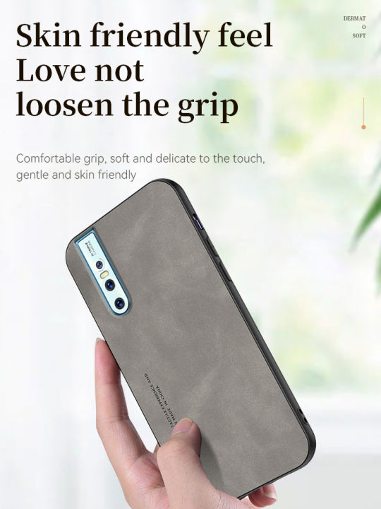 Lereach%20For%20vivo%20V15%20Pro%20/%20S1%20Pro%20Case%20Luxury%20Sheepskin%20Leather%20Shockproof%20Matte%20Back%20Cover%20-%20Image%205