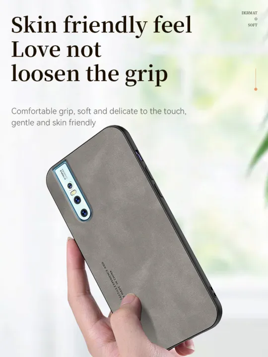 Lereach%20For%20vivo%20V15%20Pro%20/%20S1%20Pro%20Case%20Luxury%20Sheepskin%20Leather%20Shockproof%20Matte%20Back%20Cover%20-%20Image%205