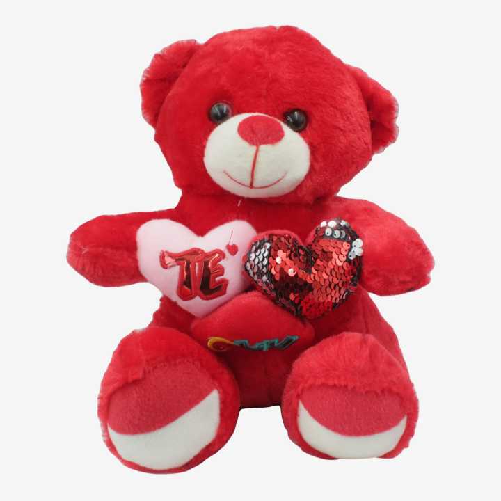 Red Color Love Tedy Bear Doll Small