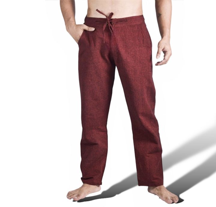 Mens%20Cotton%20Linen%20Drawstring%20Pants%20Elastic%20Waist%20Casual%20Jogger%20-%20Image%205