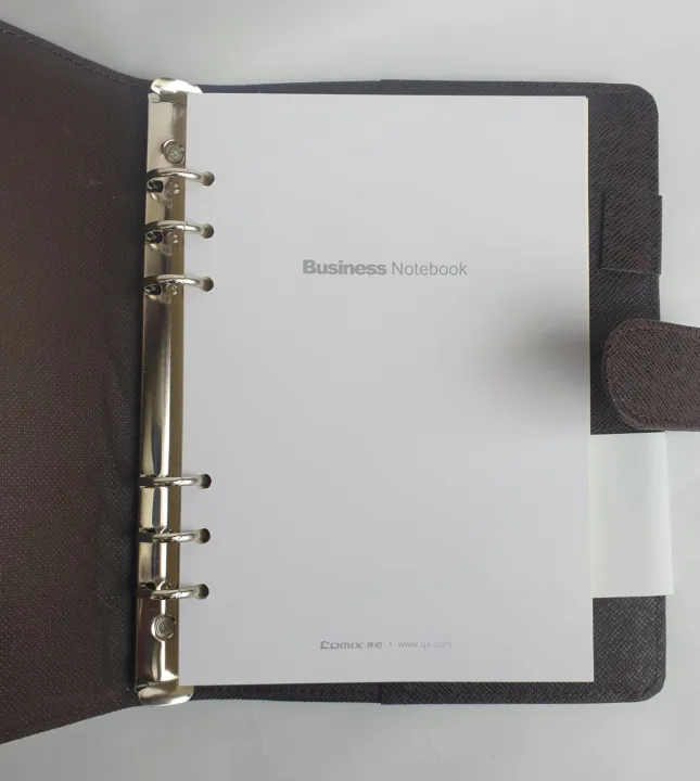 6%20Rings%20Note%20Book%20/%20Comix%20C5854%20Refillable%206%20Ring%20Executive%20Notebook%20-%20Image%206