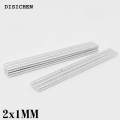 DISICHEN 2025 100/200/500/1000/5000PCS 2x1 Small Round Magnet 2*1mm Neodymium Powerful Magnetic 2x1mm Permanent Magnet 2*1 mini Disc magnet. 