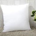 White Plain Fiber Cushion. 