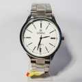 Gemini White Dial With Date Round Watch For Men. 