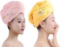 Super Absorbent Microfiber Hair Drying Wrap Towel. 