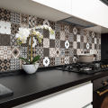 Artsy Home Wall Stickers Premium Cement Tiles Ashantia 48pcs - 10cm x 10cm. 