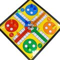 Foldable Magnetic Ludo Brain Game With Full Set Of Dices And Pawns. 