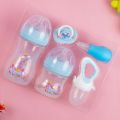 Mumlove Baby Feeding Starter Set (Pack of 5) | Includes Pacifier, Fruit Nipple, Nose Cleaner, 125ml & 250ml Wide Neck Bottles. 