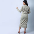 KADE Women's Check Long Skirt. 