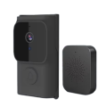 (GGBR) Tuya APP Free Cloud Storage WiFi Doorbell Low Consumption Visual Door Peephole Video Eye Night PIR Security Doorviewer,B. 