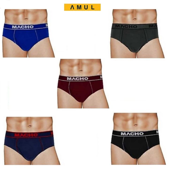 Pack%20of%205%20Pcs%20Amul%20Macho%20Smart%20V-Cut%20/%20Amul%20Macho%20V%20Underwear%20/%20Amul%20Briefs%20for%20Men%20-%20Image%203