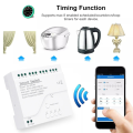 ARELENE 2X 4 Channels Tuya ZigBee Smart Switch Module RF433 Smart Home Automation DIY Breaker Wireless Relay Voice Control. 