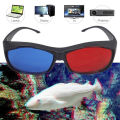 Red Blue 3D Glasses Black Frame For Dimensional Anaglyph TV Movie DVD Game DENGYOUZHOU. 
