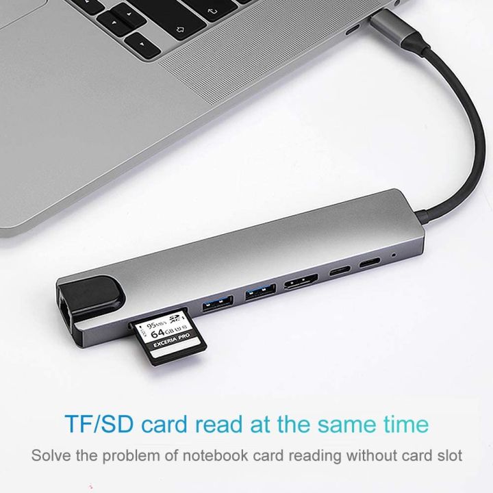 USB%20C%20Hub%20Type%20C%20Hub%20Adapter%208%20In%201%20With%20Ethernet%204K%20HDMI%20USB%203.02%2087W%20PD%20USB-C%20Data%20Port%20And%20SD%20TF%20Docking%20Station%20-%20Image%202