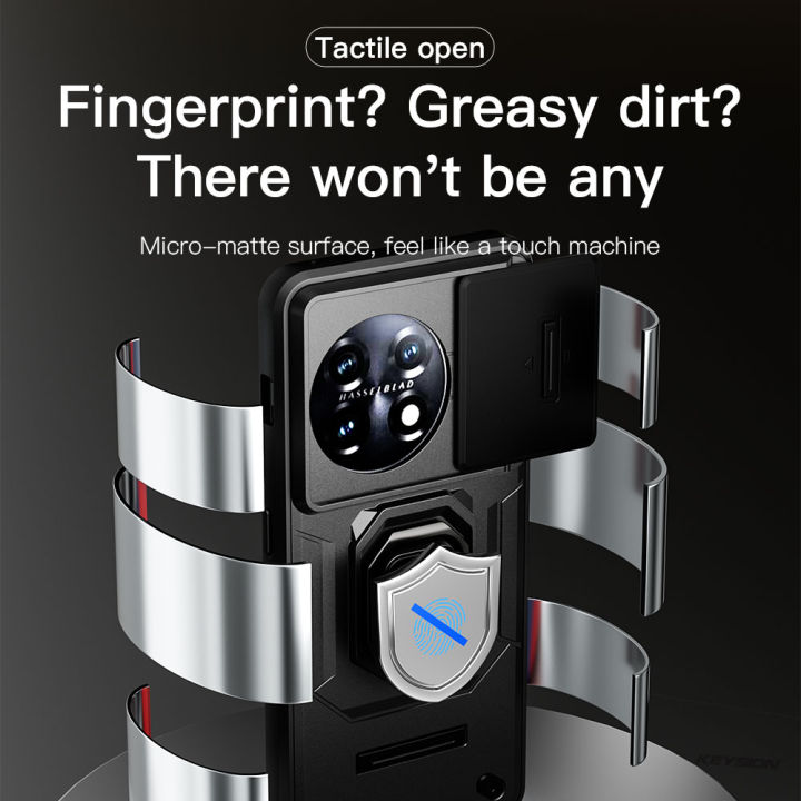 2025SMGSLIB%20KEYSION%20Shockproof%20Armor%20Case%20for%20Oneplus%2011%205G%2011R%2012%20Slide%20Camera%20Lens%20Protection%20Ring%20Stand%20Phone%20Cover%20for%20OnePlus%201+Ace%202%20-%20Image%206
