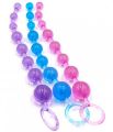Flexible Butt Plug With Silicone Anal Bead Anal Sex Toys with Safe Pull Ring. 