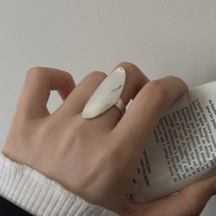 HaohuishopProfesional%20BF%20CLUB%20925%20Sterling%20Silver%20Rings%20For%20Women%20Girl%20Female%20Open%20Minimalist%20Retro%20Oval%20Ring%20Creative%20Anillos%20Bague%20Fine%20Jewelry%20-%20Image%202