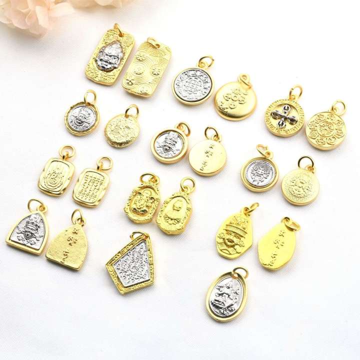 Ancient%20Gold%20Zaki%20Ram%20Yellow%20God%20of%20Wealth%20Shaka%20Vra%20Sutra%20Six-Word%20Mantra%20Bracelet%20Jewelry%20Pendant%20-%20Image%204