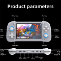 XF43 Retro Handheld Game Console 128G 4.3"IPS Screen Open Source Linux Game Player RK3128 Portable Pocket Video Player D. 