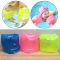 2Pcs Swimming Circle Child inflatable Pool Float Safety Training Swimming Circle Inflatable Floats Hand Swimming Arm Ring Luminous Arm Band Float Armbands. 