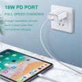 18W USB-C to Lightning Cable Fast Charger Adapter For iPhone 11 , iPhone 11 Pro and 11 Pro Max. 