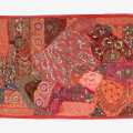Gujarati Art Floral Design Cotton Table Cloth 2X2.5M. 