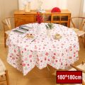 Portable Thickened Chinese New Year Table Cloth PEVA Oil-proof Tablecloth Waterproof Table Cover Home Decoration. 