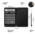 Ez Calculator with Writing Tab  Digital Desktop Calculator With Erasable Writing Board. 