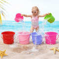 6 Pcs Festival Supplies Water-Splashing Festival Toy Water-Splashing Festival Buckets Large Capacity with Handle Sand Pails Portable Design 6Pcs Set Plastic Buckets Outdoor Summer. 