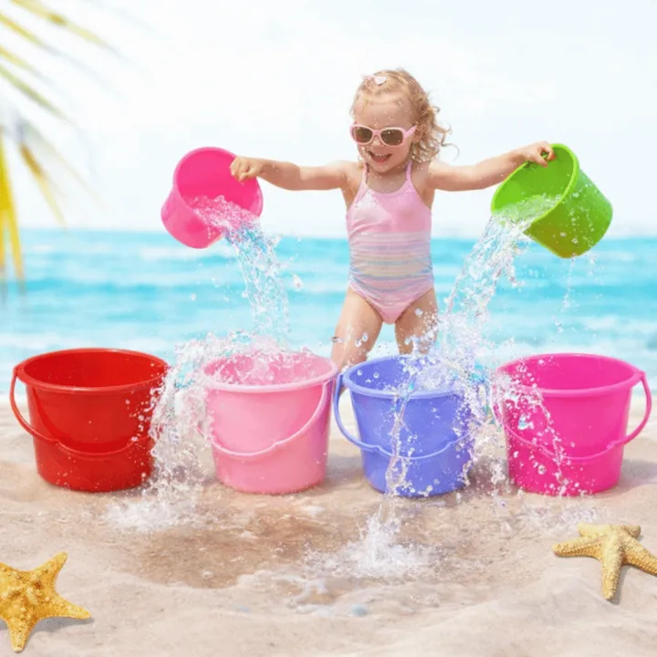 6%20Pcs%20Festival%20Supplies%20Water-Splashing%20Festival%20Toy%20Water-Splashing%20Festival%20Buckets%20Large%20Capacity%20with%20Handle%20Sand%20Pails%20Portable%20Design%206Pcs%20Set%20Plastic%20Buckets%20Outdoor%20Summer%20-%20Image%203