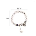 1 Pcs Fashion Opal Beads Bracelets Crystal Butterfly Star Elastic Charm Bracelet for Women Jewelry Accessories. 