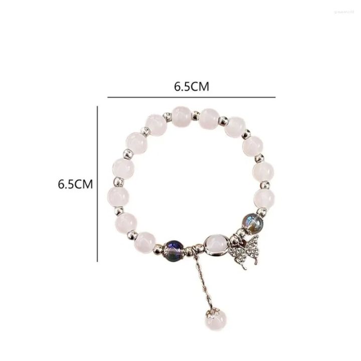 1%20Pcs%20Fashion%20Opal%20Beads%20Bracelets%20Crystal%20Butterfly%20Star%20Elastic%20Charm%20Bracelet%20for%20Women%20Jewelry%20Accessories%20-%20Image%203